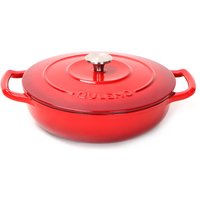 26cm Enameled Cast Iron Dutch Oven 3 Quart Heavy Soup Pot Casserole Dish For Bread Baking And Stew Kitchen Nonstick Braised Pot