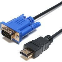 1-5m Top Quality 1080P Digital AV Adapter Cord HD-Compatible To VGA Converter Display Output Male to Male For PC HDTV