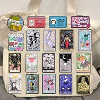 Tarot Cards Series Enamel Pins The ADHD The Nurse Membership Card The Witch Brooches Lapel Badge Fashion Jewelry Gift for Friend