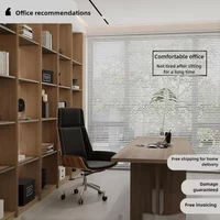 Leather office chair with rotation, computer chair