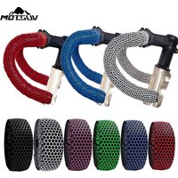 MOTSUV Soft Road Bike Bicycle Handlebar Cork EVA PU Bar Tape Professional Cycling Damping Anti-Vibration Wrap With 2 Bar Plug