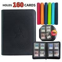 Classeur de cartes à chargement par le haut à 4 pochettes (160 cartes) – Stockage robuste pour cartes TCG et cartes sportives. Le rêve du collectionneur