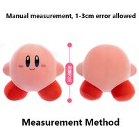 30cm Round Pink Puff, Cute Kirby Plush Toy, Soft Pink Kirby Stuffed Doll, Cartoon Anime Pillow, Birthday Gift for Girls