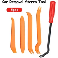 5pcs Car Disassembly Tool Plastic Pry Bar Car Installation Panel Disassembly Navigation Central Control Interior Buckle