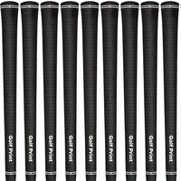golfprint Black Undersize Standard Midsize Jumbo Golf Club Grips High-Quality Rubber Grip for Driver Wood and Irons