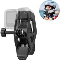 Universal Motorcycle Helmet Strap Chin Mount for DJI Osmo 360/Action5 PRO/4/3/GoPro 13 for Insta360 X5/Ace Pro2 Action Camera