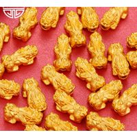 24k pure gold pixiu 999 real gold charms jewelry accessories diy charms bracelets