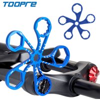 Bicycle Front Fork Repair Tool Mountain Bike Suspension Front Fork Shoulder Cover Wrench 8t/12t 24/26mm Torx Crank Cover Tool