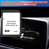 FOR Fiat 124 Spider NA4N66EZ1A SAT NAV MAP SD CARD UPDATE UK & EUROPE 2022