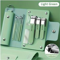 Nail Clippers Kit 10pcs Manicure Set Ear Digging Spoon Personal Care Tools Grooming Kit for Travel or Home Gifts