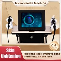 2 In1 Microneedle Rf Machine Needles 10 Needles 25 Pins 64 Pins Nano Fractional Micro Needle Rf Skin Beauty Machine