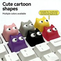 Cute Anime Cat Keycap Personalized Creative Resin Mechanical Keyboard Esc Keycap Customization Wholesale Gift