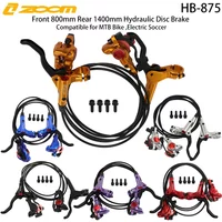 ZOOM Hydraulic Bicycle Brake HB-875 Mountain Bike Disc Brake Front 800mm /Rear 1400mm Hydraulic Brake MTB Bicycle Accessories