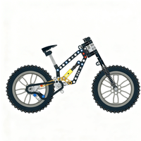 103PCS MOC Technology Downhill Bike Model DIY Creative Assembly Building Blocks Display Birthday Gift Collectible Display Gift
