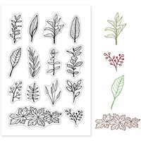 Feuilles tampons transparents en silicone, cartes de timbres pour carte, décoration exécutive et bricolage Scrapbooking