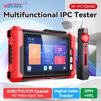 NF-IPC728HSO IPC Tester 12/24V 8" Touch Screen CCTV HDMI VGA PSE TDR VFL CVBS AHD TVI CVI Cable Tester IP Camera Tester OTDR DC