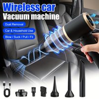 skWireless Portable Handheld Car Vacuum Cleaner, Super Suction High-power, Wireless Type, Blowing 2in 1 Mini Vacuum Cleaner for Cleaning Car Interiors And Household Usea