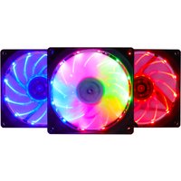 RGB LED PWM 3 Pin 9CM Computer Case Fan Silent 90MM CPU Cooling Quiet PC Cooler 12V DC