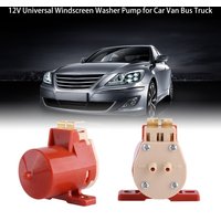 Windscreen Washer Motor Windscreen Washer Pump Universal Windshield Windscreen Wiper Washer Motor Pump for Car Van Bus Truck