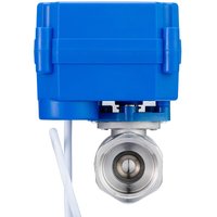 DN20 3/4" stainless steel Two Way Motorized Ball Valve, DC5V 12V 24V AC220V Electrical Ball Valves 3/4" CR01 CR02 CR03 CR04 CR05