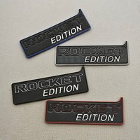 3D ABS Car Logo ROCKET EDITION Emblem for Brabus G Class G63 G55 G500 G65 Rear Trunk Badge Side Fender Sticker Accessories