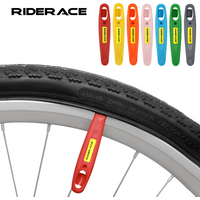 2Pcs Bike Tyre Tire Lever Multicolor Lightweight MTB Road Bicycle Wheel Tire Repair Tool Outdoor Riding Prying Bar Repair Tool