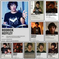 Movie R-Rodrick Heffley Poster Wall Poster Self-adhesive Waterproof for Bedroom/e-sports Room Family Life Pet Anime