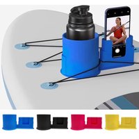 Universal Sup Water Bottle And Phone Holder 2 In 1 Silicone Cup Holder And Phone Mount For Paddle Board Kayak And Canoe
