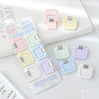 4/6 PCS multi-functional mini - contracted paper clip note folders, paper and file clip, office for school families