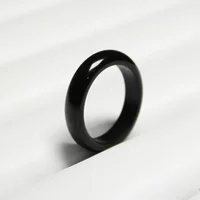 Natural Nephrite Black Jade Ring Men Women Healing Gemstone Fine Jewelry Genuine Chinese Hetian Jades Rings Anillos Mujer