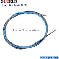 1 pièces 14K 15AK 24KD 36KD torche/pistolet consommables 3M 5M Tube d'alimentation de fil MIG pour la Machine à souder MIG