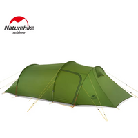 Naturehike Camping 3 Person Tent Waterproof Outdoor Ultralight Tents Glamping Backpacking 4 Season 2 Person Tent Hike Beach Tent