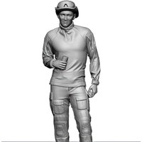 1/35 Ukrainian soldiers, Resin Model figure soldier, GK, Military themes, Unassembled and unpainted kit