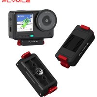 Flymile Magnetic Adapter Mount for DJI OSMO Action 6 Accessories Quick Release Base Mount 1/4 Screw Hole Expansion Brack
