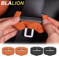 BLALION 2Pcs Seat Belt Buckle Cover Anti-Scratch Rubber Car Seat Buckle Protector Clip