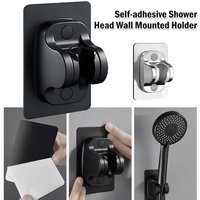 1pcs Shower Bracket Without Punching Adjustable Holder Wall Mounted ABS Shower Holder Bathroom Accessories