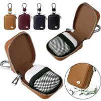 Universal Leather Cover for Airpods Pro 3 2 1 Portable Smaller Earphone Protective Case Mini Storage Bag Earphone Accessories