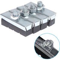 4PCS Classic Bike V Brake Pads - Vintage Brake Blocks for Caliper, Durable Replacement Cycling Parts