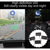 1*Car Universal HUD Head Up Display Digital Speedometer Projector KM/H MPH Big Font Speed Meter Displayer Auto Electronic Part
