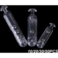 10/20/30/40/50pcs Durable Attract Fish PE Tube Baits DIY Tools Shake Attract Fishing Rattles Insert Tube Tie Tying Sound Bar