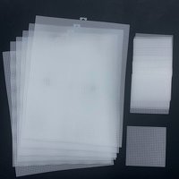 1 Piece Set of Plastic Craft Mesh for Cross Stitch Embroidery and DIY Handmade Knitting