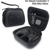 Universal Game Controller Storage Bag for Steam Controller 2 EVA Waterproof&Anti-Scratch Carrying Case for PS5 Xbox Accessories