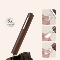 3-in-1 Multifunctional Magnetic Cat's Eye Gel Large Cylinder Super Strong Magnetic For Nail Polish Line Effect Nail Art Tools