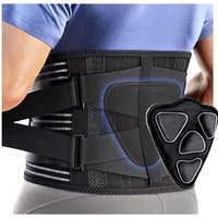 Back Brace Support Belt-Lumbar Support Back Brace for Back Pain, Sciatica, Scoliosis, Herniated Disc Adjustable Support Straps