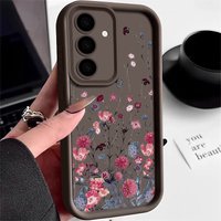 Flowers Case For Samsung Galaxy S26 S25 S24 Ultra Plus S23 S24 S25 FE A57 A37 A55 A17 A27 A56 A26 A36 5G A35 Soft Silicone Cover