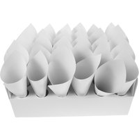 1 Set Wedding Cone Holder Box Confetti Cone Box For Petal Toss Diy Flower Bouquet Wrap Party Candy Stand Tray - Decorations