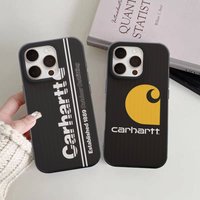 C-Carharttes LOGO For IPhone 16 15 11 12 13 14 17 Pro Max PLUS Pro Soft Corrugated Silicone Back Phone Case