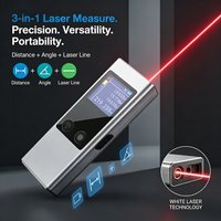 WENMEICE Laser Rangefinder laser level 40m Mini Distance Meter Angle Measuring Tools Smart Laser Range Finder Tape Measur