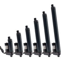 12V 24V Linear Actuator 200mm 250mm 300mm Stroke Linear Drive Electric Motor Linear Motor Controller 100/200/300/500/700/2000N