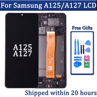 6.5 "LCD für Samsung A12 Nacho LCD A127 Touchscreen A125 Digitalis ierer für Samsung A12 A125 LCD-Display